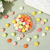 Rubberized Style Imitated Silicone Acrylic Beads MACR-PA0001-06A-03-3