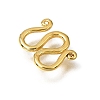 Brass M-Hook Clasps KK-CBA0DF0-14B-G-2