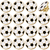 16Pcs Sport Enamel Pins JEWB-DC0001-24B-1