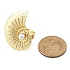 Conch Alloy Adjustable Rings for Women RJEW-B108-03KCG-6