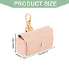 2Pcs 2 Colors PU Leather Pet Collar Couple Ring Boxes AJEW-DR0001-23-2