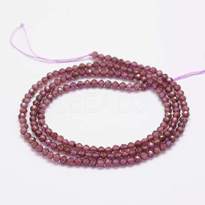 Natural Garnet Beads Strands X-G-K182-2mm-10-1