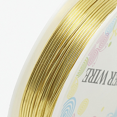 Round Copper Jewelry Wire CW0.3mm018-1