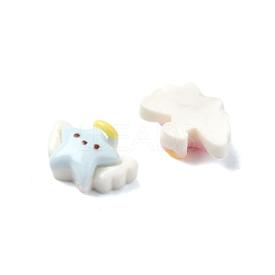 Macaron Color Opaque Resin Decoden Cabochons CRES-Q221-01H-1