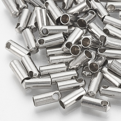 Tarnish Resistant 201 Stainless Steel Cord Ends STAS-S028-33-1