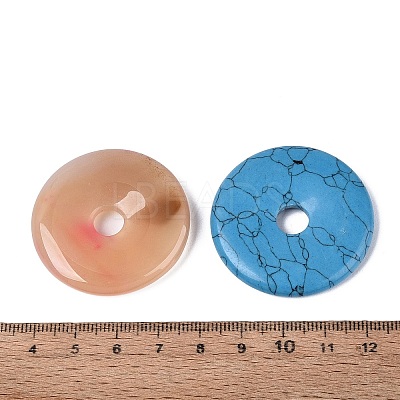 Natural & Synthetic Mixed Stone Pendants G-Q601-22-1