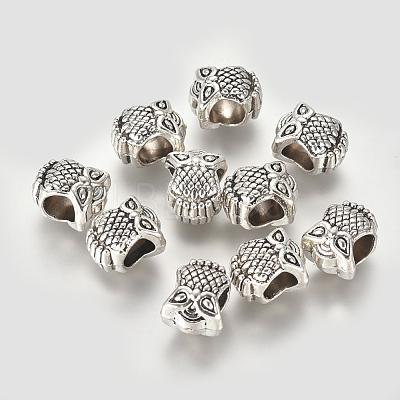 Alloy European Beads MPDL-L028-16AS-1