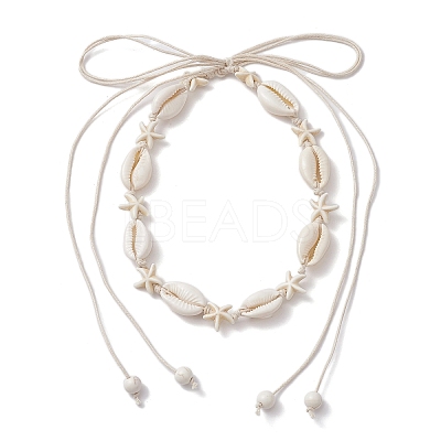 Waxed Cotton Waist Beads NJEW-JN04634-01-1