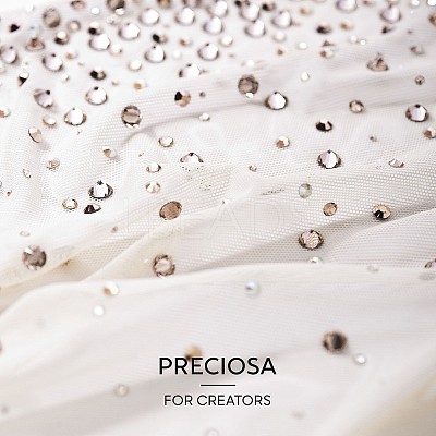 Preciosa&reg MAXIMA Crystal No Hotfix Flatback Stones Y-PRC-NSS6-60010-1