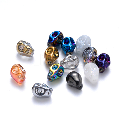 Electroplate Glass Beads EGLA-Q121-01-1