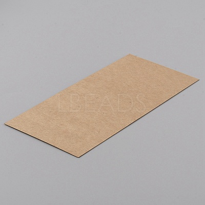 Rectangle Kraft Paper Sublimation Car Coaster Display Cards CDIS-WH0024-18B-02-1