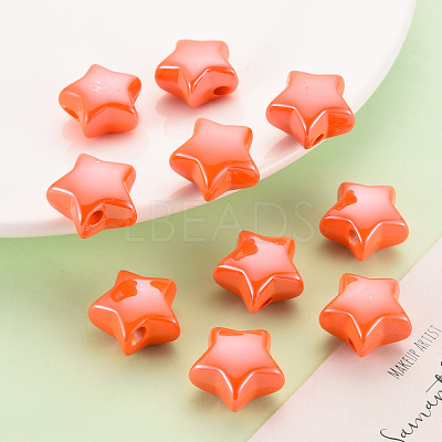 Opaque Acrylic Beads MACR-S372-02B-84-1
