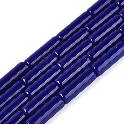 Opaque Solid Color Glass Beads Strands X-GLAA-N070-01A-C05-1