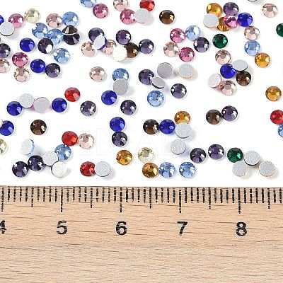 Glass Flat Back Rhinestone RGLA-C002-SS10-M-1