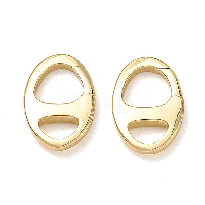 Brass Gate Ring Clasp
s KK-CBA50B0-40G-1