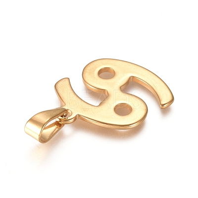 304 Stainless Steel Pendants STAS-L210-06H-G-1