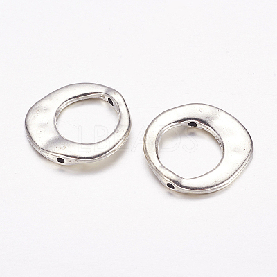 Tibetan Style Irregular Ring Bead Frames LS-X-LF10246Y-NF-1