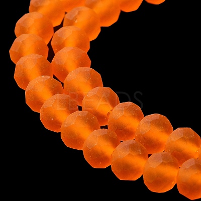 Transparent Glass Beads Strands EGLA-A034-T6mm-MD25-1