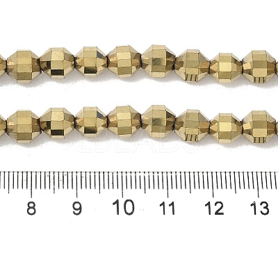 Electroplated Synthetic Non-magnetic Hematite Beads Strands G-I364-L01-1