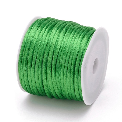 Nylon Satin Rattail Cords NWIR-L006-2mm-09-1