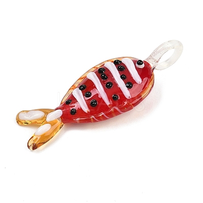 Handmade Lampwork Big Pendants LAMP-I031-01-1