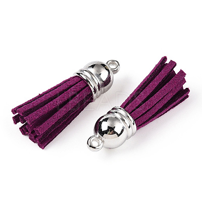 Faux Suede Tassel Pendant Decorations X-FIND-T002-A05-1