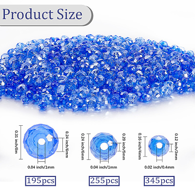 Electroplate Glass Beads Strands EGLA-PA0001-02C-1