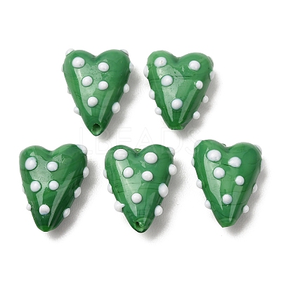 Handmade Lampwork Enamel Beads LAMP-Z025-01I-1