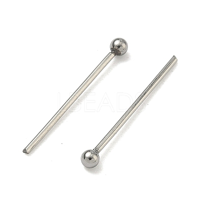 Tarnish Resistant 304 Stainless Steel Ball Head pins STAS-M010-18mm-01-1