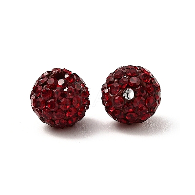 Pave Disco Ball Beads RB-H258-10MM-208-1