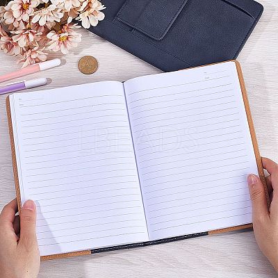 2Pcs 2 Color PU Leather Book Cover AJEW-CP0008-70D-1