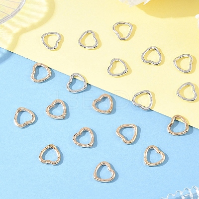 200Pcs 2 Colors CCB Plastic Bead Frame CCB-YW0001-69-1