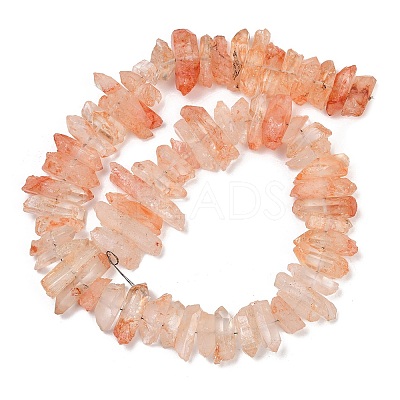 Natural Crackle Quartz Beads Strands G-R012-B06-02-1