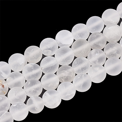 Natural Quartz Crystal Beads Strands X-G-T106-329-1