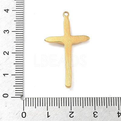 304 Stainless Steel Pendants STAS-G374-04G-01-1