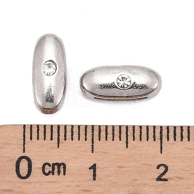 Letter Slider Beads for Watch Band Bracelet Making ALRI-O012-I-NR-1