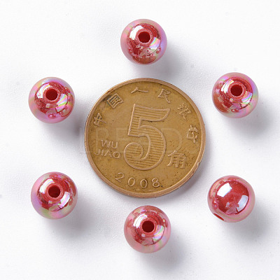 Opaque Acrylic Beads MACR-S370-D8mm-A14-1