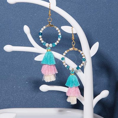 Cotton Thread Tassel Pendant Decorations FIND-NB0001-07-1