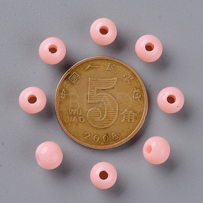 Opaque Acrylic Beads X-MACR-S370-C6mm-A12-1