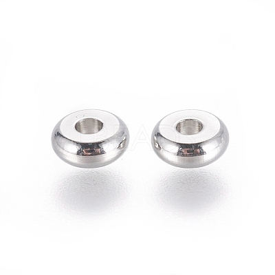 Tarnish Resistant 304 Stainless Steel Spacer Beads STAS-F205-02P-B-1