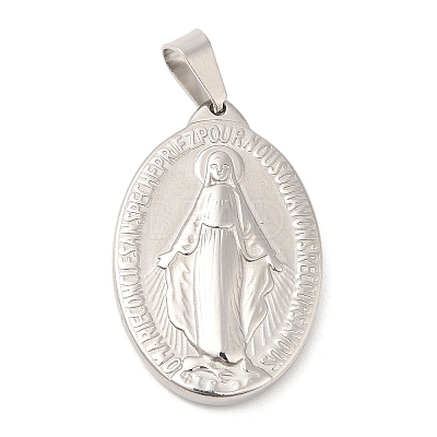 Non-Tarnish 304 Stainless Steel Pendants STAS-I121-07P-1