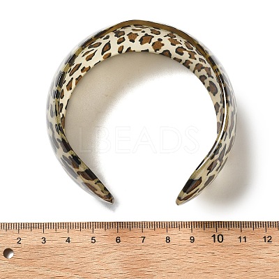 Acrylic Open Cuff Rings for Women RJEW-R020-01-1