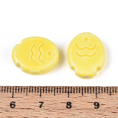Handmade Porcelain Ceramic Beads PORC-T133-24H-1