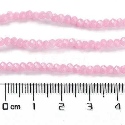 Baking Paint Imitation Jade Glass Bead Strands DGLA-A034-J2MM-A3-1