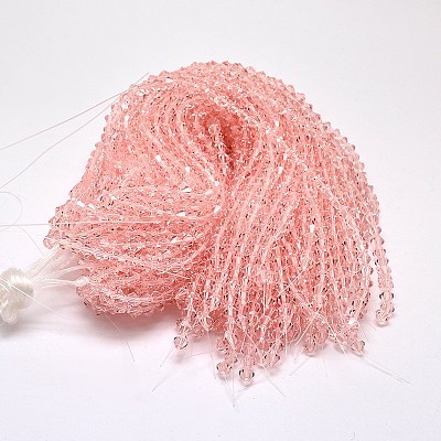 Imitate Austrian Crystal Bicone Glass Beads Strands LS-GLAA-F029-3x3mm-15-1