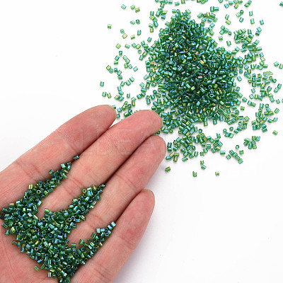 Glass Bugle Beads SEED-S032-10A-167-1