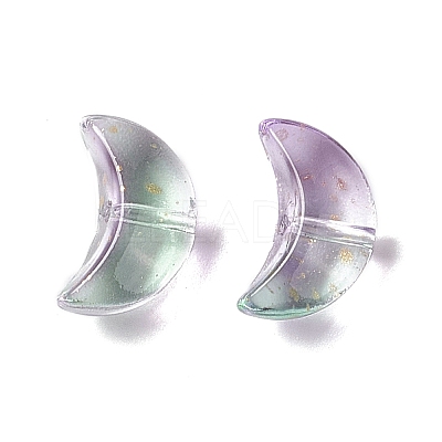 Electroplate Transparent Glass Bead EGLA-H102-07C-1