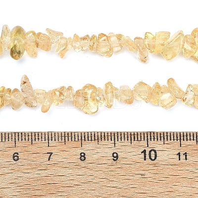 Heated Natural Citrine(Heated) Beads Strands G-K395-C01-01-1