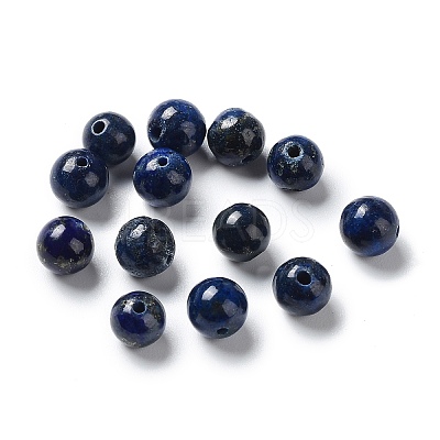 Natural Lapis Lazuli Beads G-K311-02A-6mm-01-1