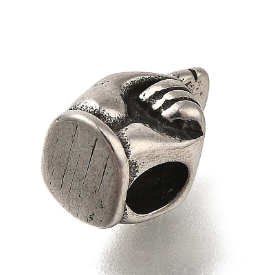 304 Stainless Steel European Beads STAS-M100-07AS-1